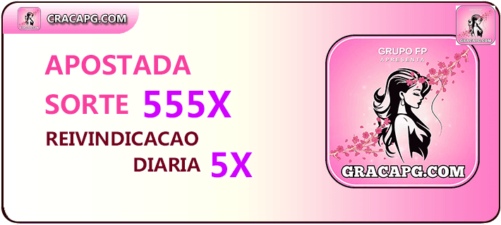 gracapglegal — banner com foco em cash out e favoritos, com